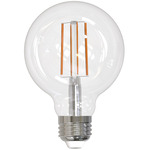 G25 Med Base Filament 8.5W 120V 2700K 90CRI 4-PACK - Clear