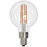 G16.5 Candelabra Base Globe 4W 120V 3000K 90CRI 4-PACK - Clear
