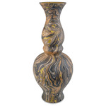 Marbleized Vase - Marbleized Brown