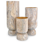 London Sky Vase Set of 3 - Natural