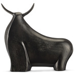 Ferdinand Bull Sculpture - Graphite
