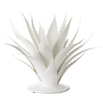 Agave Sculpture - Gesso White