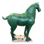 Tang Dynasty Horse Sculpture - Green