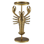 Georgetown Drinks Table - Antique Brass