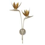 Paradiso Wall Sconce - Contemporary Gold & Silver Leaf