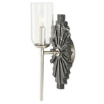 Benthos Wall Sconce - Nickel / Black / Clear