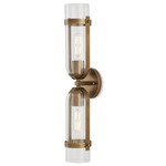 Bonardi Wall Sconce - Antique Brass / Clear