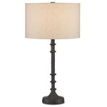 Gallo Table Lamp - Bronze / Natural Linen