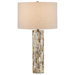 Colevile Table Lamp - Natural / Beige Linen