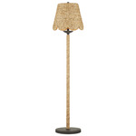 Annabelle Floor Lamp - Black / Natural