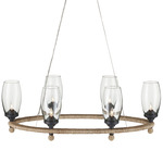 Hightider Chandelier - French Black / Clear