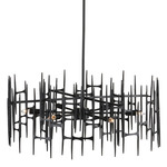 Attingham Chandelier - Satin Black