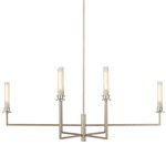 Courante Chandelier - Champagne Gold / Frosted