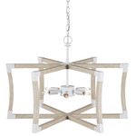 Bastian Convertible Pendant - Sugar White / Sandstone