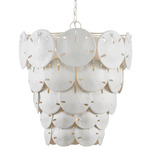 Tulum Chandelier - White / White