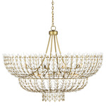 Magnum Opus Grande Chandelier - Brass / White