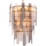 Greyson Chandelier - Antique Brass / Multicolor