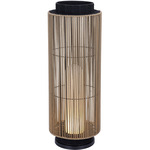 Aden Outdoor Floor Lamp - Black / Khaki