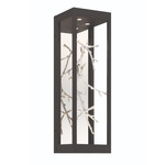 Aerie Outdoor Wall Sconce - Black / Silver