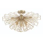 Dendelio Convertible Chandelier / Semi Flush - Gold