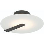 Nuvola Ceiling / Wall Light - Black / White