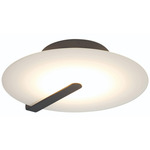 Nuvola Ceiling / Wall Light - Black / White