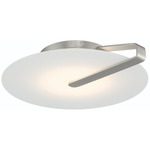 Nuvola Ceiling / Wall Light - Nickel / White