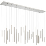 Santana Linear Multi Light Pendant - Satin Nickel