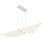 Seraph Linear Chandelier - White