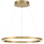 Spunto Chandelier - Gold / Opal White