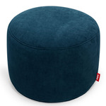 Point Recycled Cord Pouf - Deep Blue