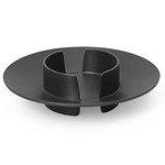 Block Candle Holder - Black Brass