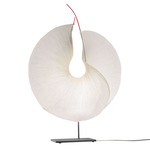 Yoruba Rose Table Lamp - Stainless Steel / White