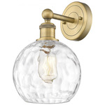 Athens Wall Sconce - Brushed Brass / Clear Water