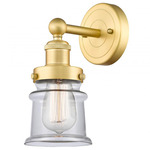 Canton Wall Sconce - Satin Gold / Clear