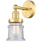 Canton Wall Sconce - Satin Gold / Clear Seedy