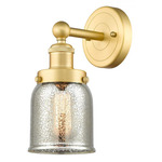 Bell Small Wall Sconce - Satin Gold / Mercury