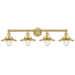 Edison Bathroom Vanity Light - Satin Gold
