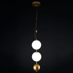 Coco XS Pendant - Aged Brass / Alabaster White