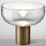 Aella Table Lamp - Matte Bronze / Transparent / White Spot