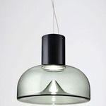 Aella SL Pendant - Matte Black / Smoke Grey