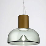 Aella SL Pendant - Matte Bronze / Smoke Grey