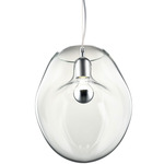 Lightbody Pendant - Matte Chrome / Transparent