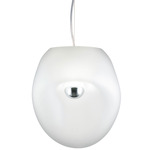 Lightbody Pendant - Matte Chrome / Satin White