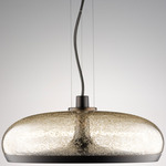Aurelia S45 Pendant - Matte Gunmetal / Transparent Pulegoso