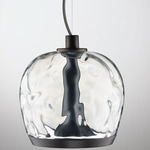 Aurelia Bold S22 Pendant - Matte Gunmetal / Transparent Water