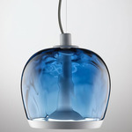 Aurelia Bold S22 Pendant - Matte White / Blue Water