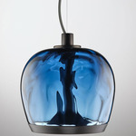 Aurelia Bold S22 Pendant - Matte Gunmetal / Blue Water