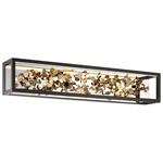 Terlizzi Bathroom Vanity Light - Matte Black / Gold