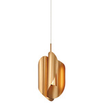 Portofino Pendant - Satin Gold